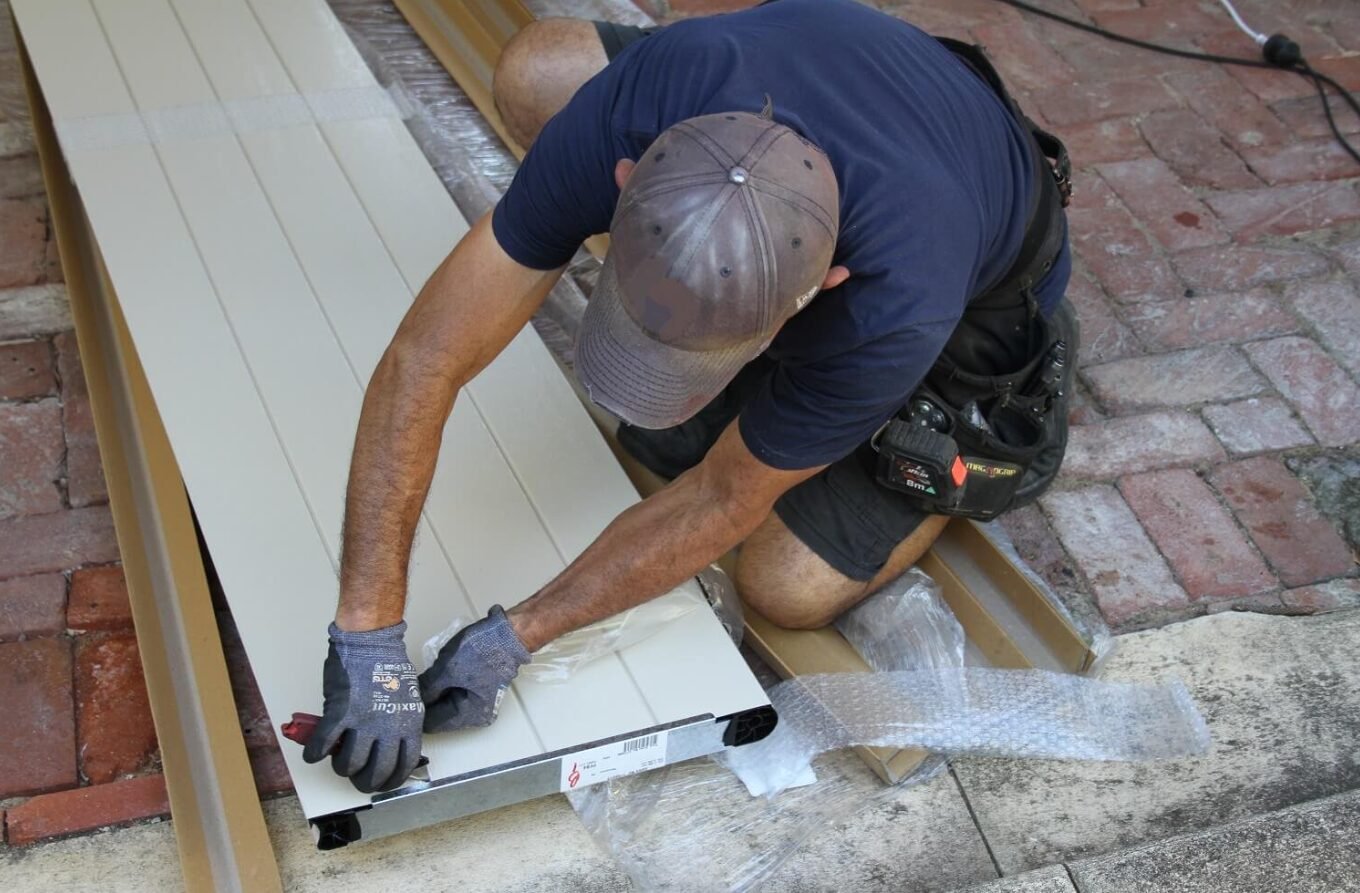 garage door section replacement services.